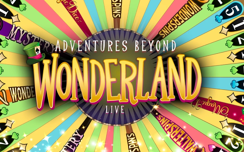 Jogue Adventures Beyond Wonderland Live na Betano e explore um game show cheio de bônus.