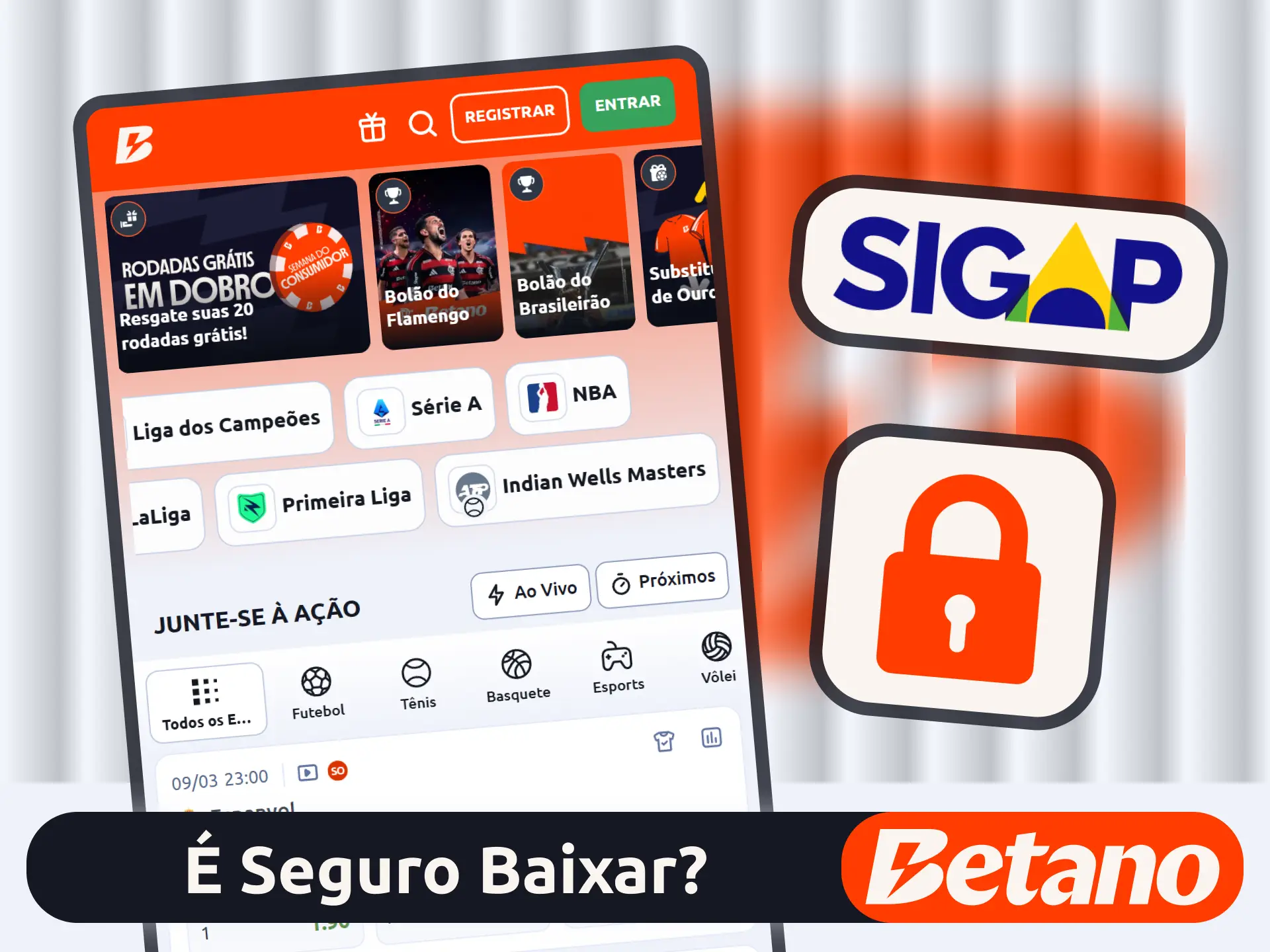Baixe o aplicativo seguro no site oficial da marca Betano.