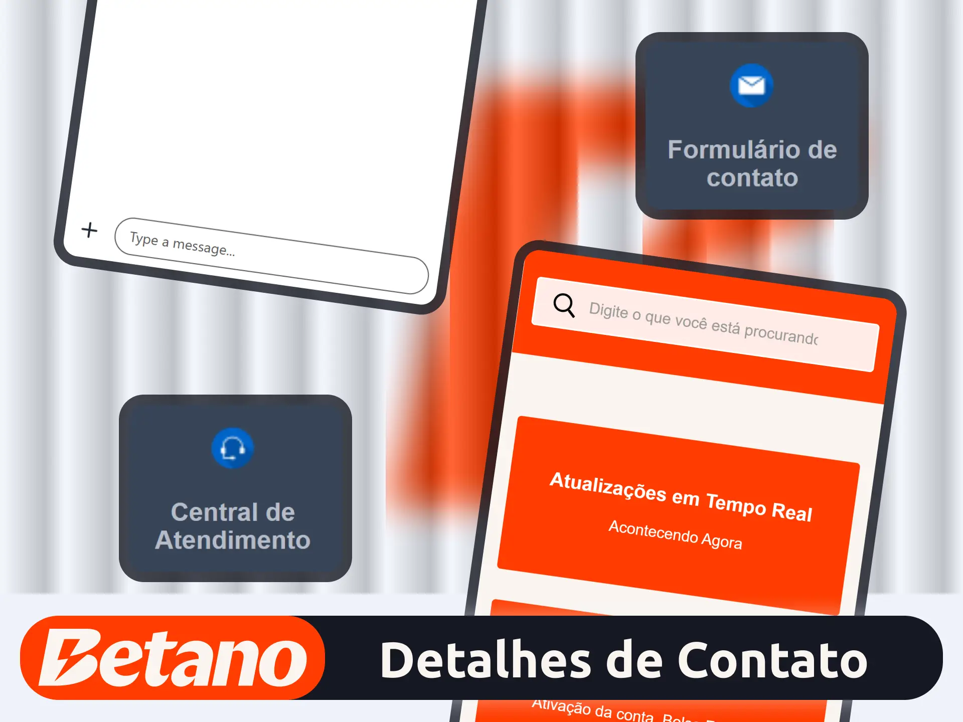Encontre os canais de atendimento no site oficial da Betano.