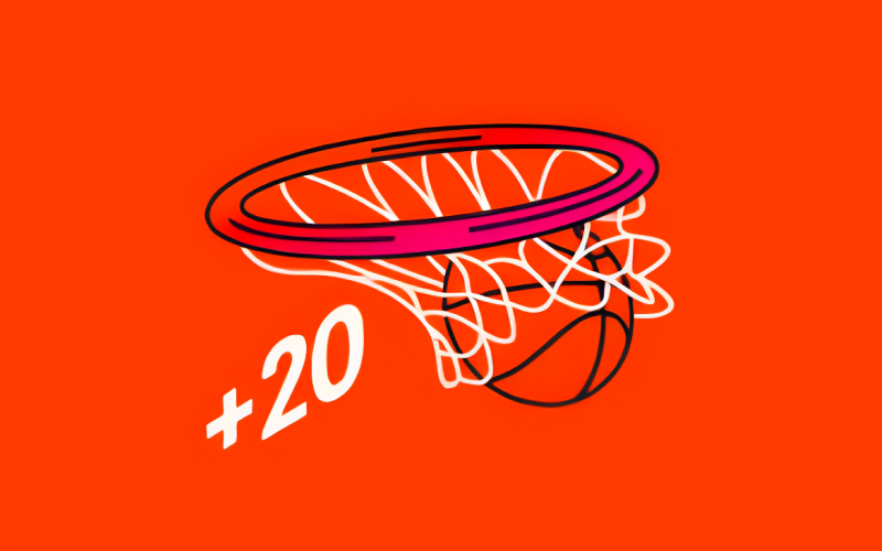 Aposte no vencedor do basquete com Betano e receba pagamento antecipado quando sua equipe abrir vinte pontos.