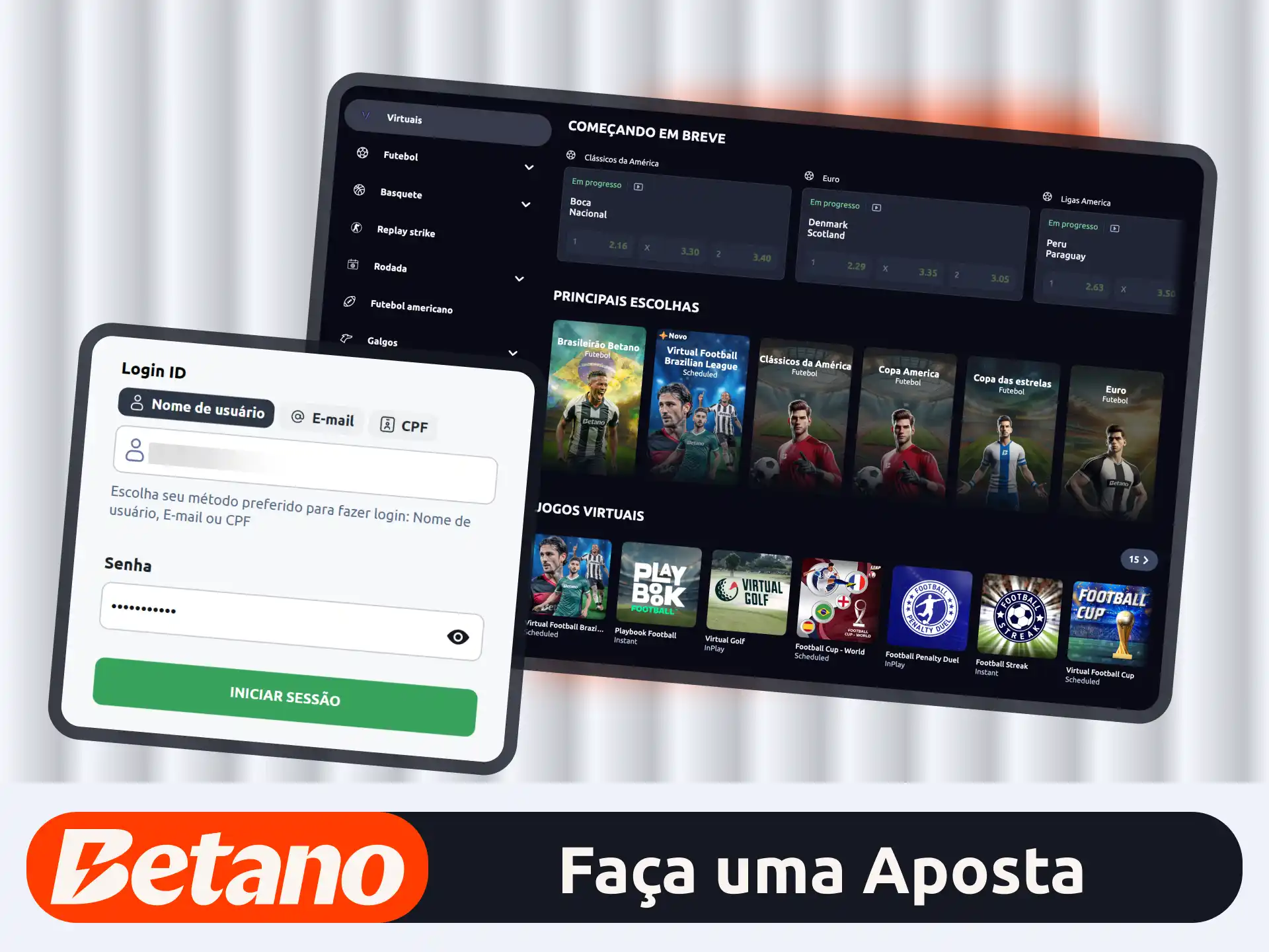 Explore modalidades virtuais Betano e encontre apostas rápidas para qualquer momento.
