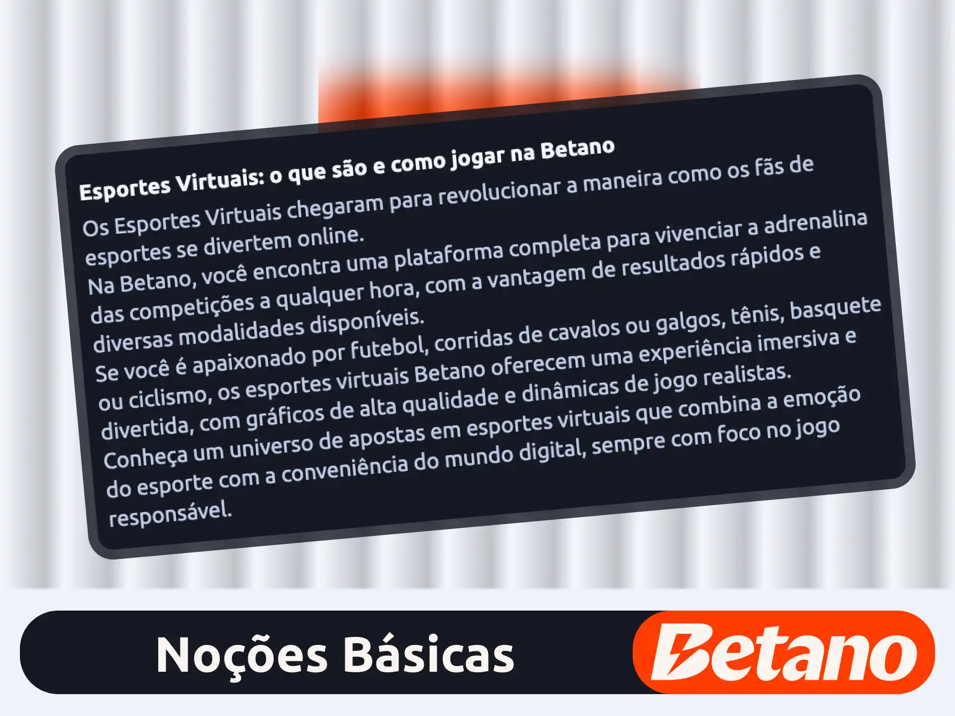 Aproveite esportes simulados na Betano e receba resultados em poucos minutos.