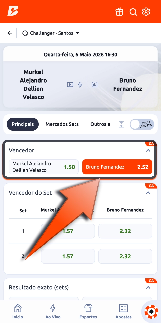 Betano escolha o mercado ideal e acompanhe diferentes opções de aposta.