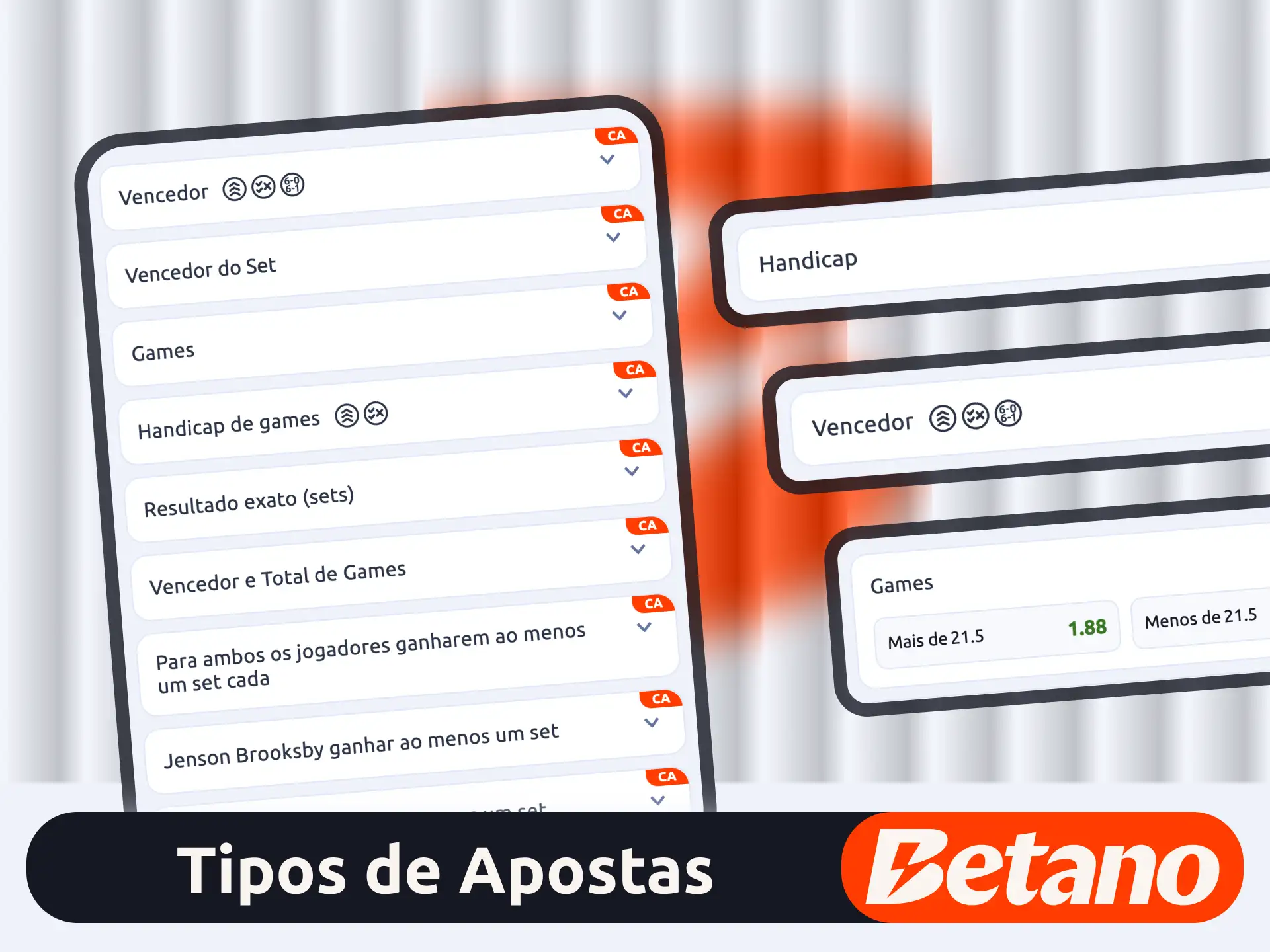 Descubra apostas esportivas Betano e aproveite mercados completos para partidas de tênis.