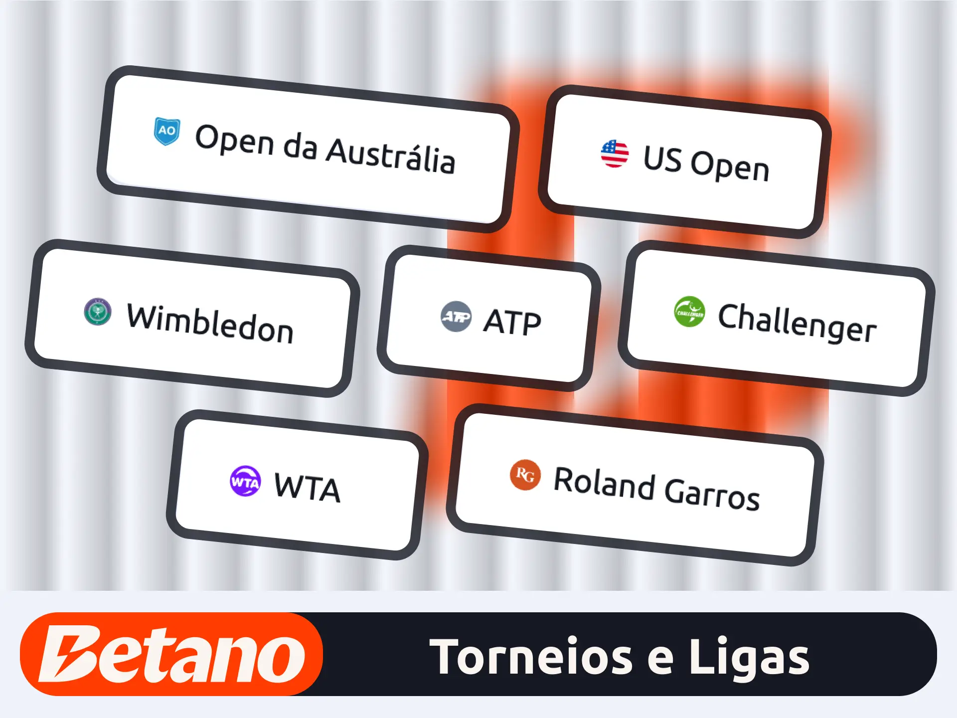 Explore ligas de tênis na Betano e aproveite cobertura completa com odds atualizadas.